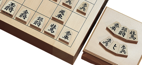 A shogi piece capturing another piece
